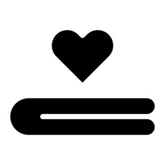 folded clothes glyph 