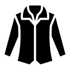 Naklejka premium jacket glyph 