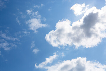 Fototapeta premium Clouds on the blue sky