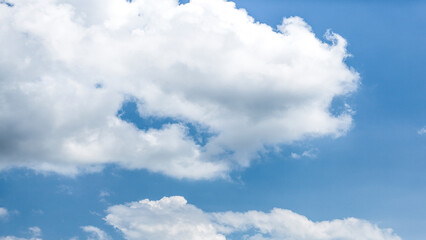 Clouds on the blue sky