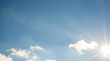 Obraz premium Clouds on the blue sky