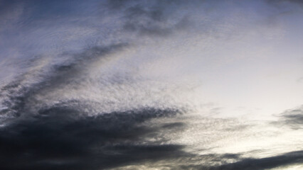 Clouds on the blue sky