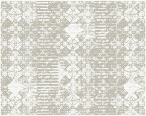 Geometric artistic seamless gray and white patterns. Simpless vector graphics.
