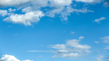 Clouds on the blue sky