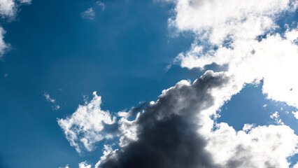 Clouds on the blue sky