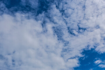 Clouds on the blue sky