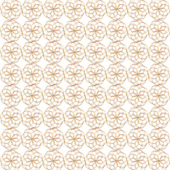 Golden thai pattern background vector and ramadan islamic batik