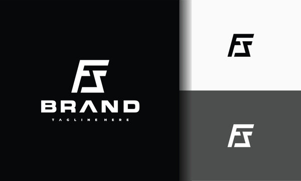 monogram letter FZ logo