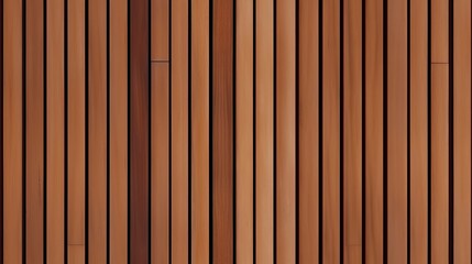 Wooden slats texture seamless pattern, Generative AI - obrazy, fototapety, plakaty