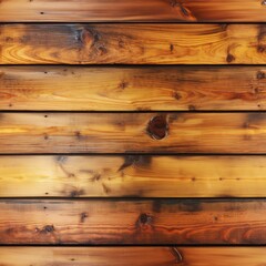 Naklejka premium Wooden slats texture seamless pattern, Generative AI