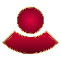 Set of decorative luxury golden arabic islamic banner title frame transparent background gold text box clipart	
