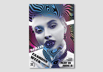 Fashion Show Poster Design Layout