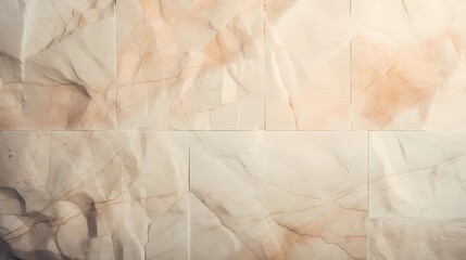 a wall made of squares of beige and brown marble. suitable for interior design projects, architectural presentations, and creating elegant backgrounds.