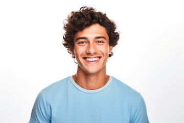 Obraz premium Charming Young Man with a Radiant Grin