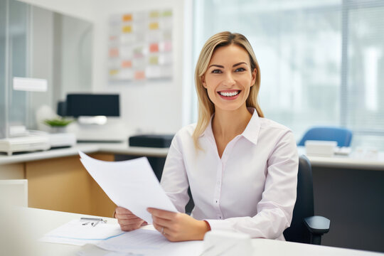 Healthcare Provider in a Dental Clinic with Patient Prescription