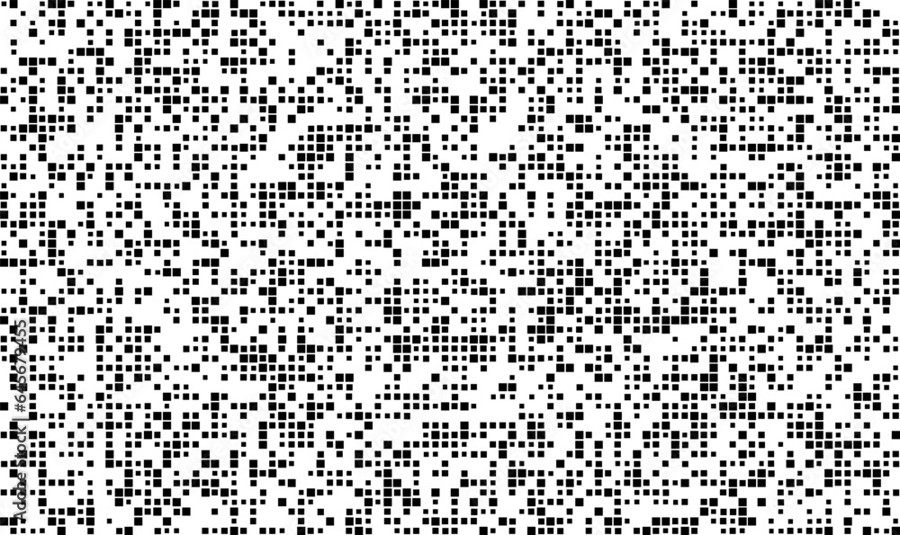 Poster black and white background pixel pattern vector format