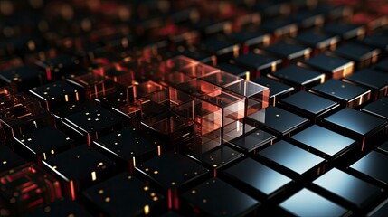 Data technology abstract background, Generative AI