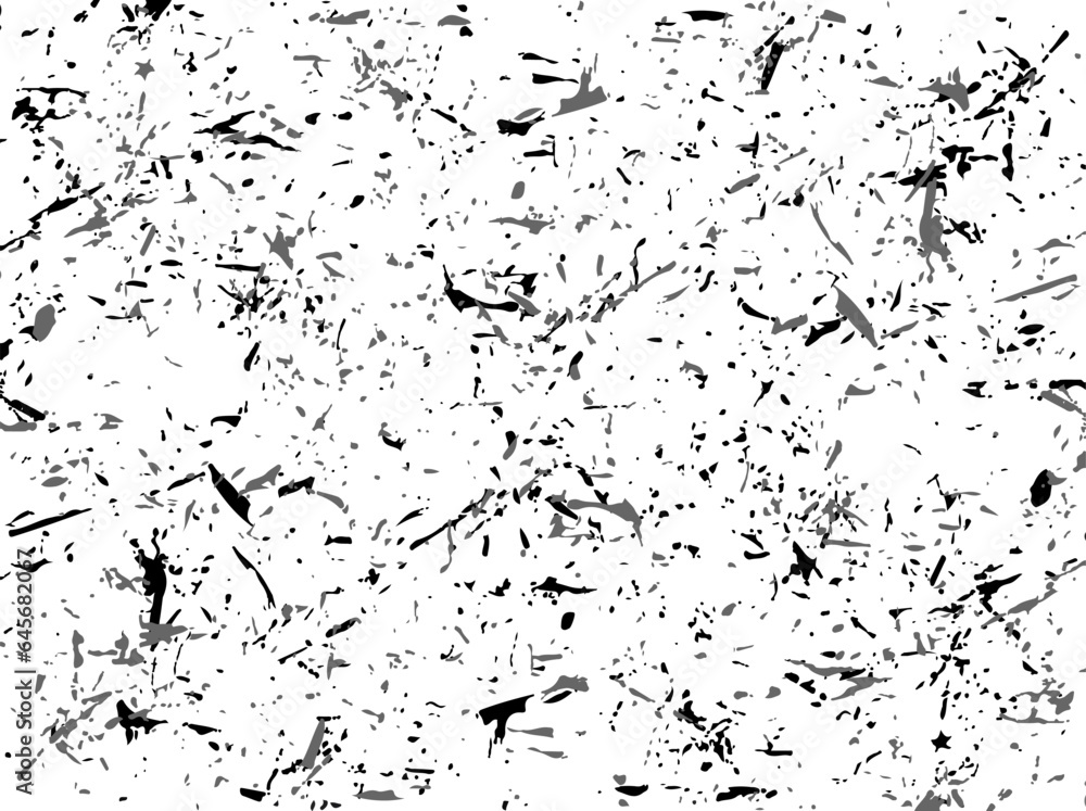 Poster black ink splat background. dirty overlay pattern. vector formats