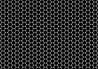 metal grid pattern, hexagonal vector 