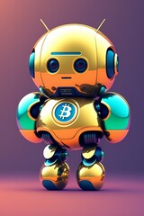 robot with heart