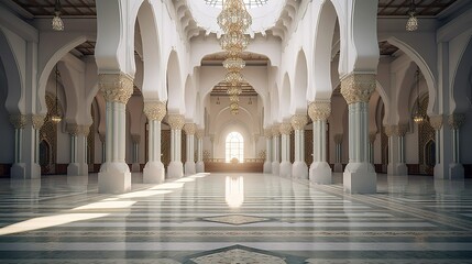 Naklejka premium A photograph of a mosque