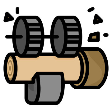 debarker line icon