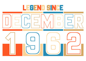 Legend since december 1963 digital files, svg, png, ai, pdf, 
ready for print, digital file, silhouette, cricut files, transfer file, tshirt print file, easy download and use. 