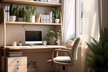 Serenity in Simplicity: Minimalist Office Workspace