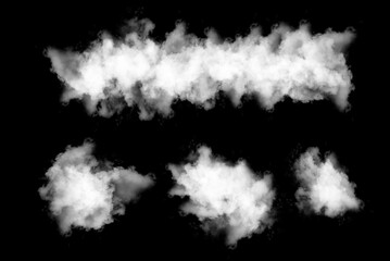 Biała chmura, dym - obrazy, fototapety, plakaty