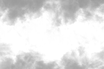 Biały dym, chmura, na przeźroczystym tle. PNG © markstudio2008