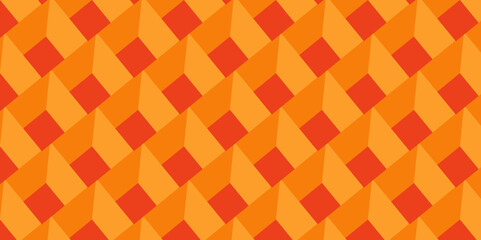 Seamless geometric pattern with shapes mosaic. Triangle vintage and square pattern texture vector. 