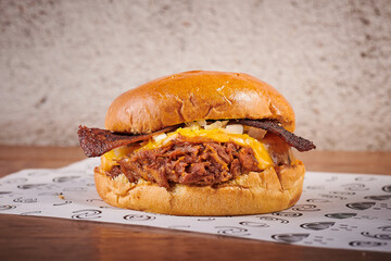 Pulled pork sandwich