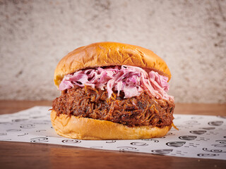 Pulled pork sandwich