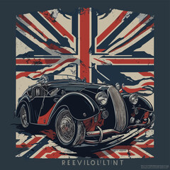 Illustrations vector car jeep suv country flag t shirt design
