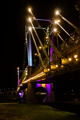 Fototapeta na wymiar bridge in night