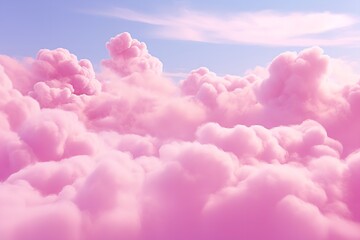 pink clouds in the sky cotton candy