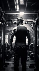 Fototapeta na wymiar premium professional photo of a fitness person in the gym