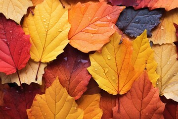autumn leaves background texture