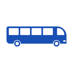 blue bus icon