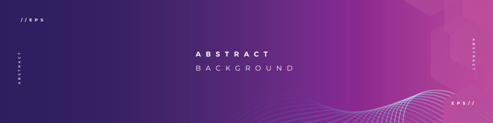 Linkedin purple banner abstract background, social media banner design