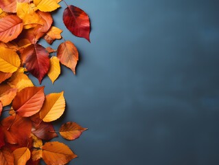 Herbstliche Impressionen: Hintergrund mit bunten Bl&auml;ttern