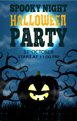  Halloween party invitations or greeting cards with handwritten traditional symbols. WITH PUMPKIN,BATS AND FULL MOON 2023