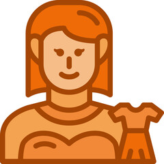 fashion model two tone icon