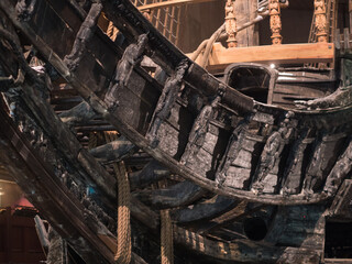 Vasa, wreck of the warship, stockholm sweden