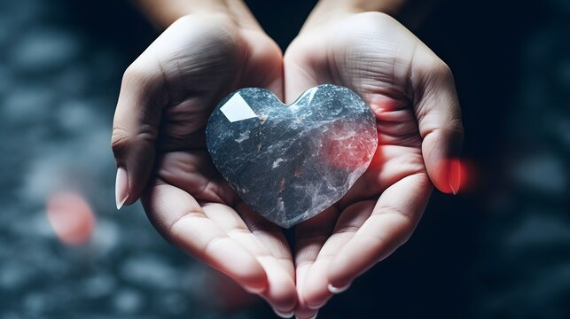 Die Magie der Liebe: Eine Frau und ihr herzf&ouml;rmiger Fund