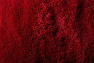 Dark red matte background of suede fabric, closeup. - obrazy, fototapety, plakaty