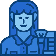 makeup artist two tone icon