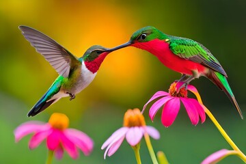 Fototapeta premium hummingbird in flight