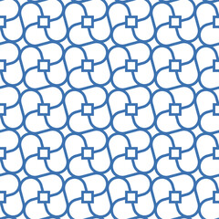 Abstract vector seamless pattern and swatches oriental line texture on white background wallpaper geometric diagonal fabric waves set of design elements	
