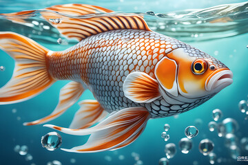 fish swimming freely.
Generative AI